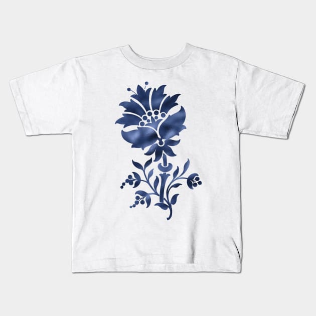 Motif Floral Kids T-Shirt by Hashop